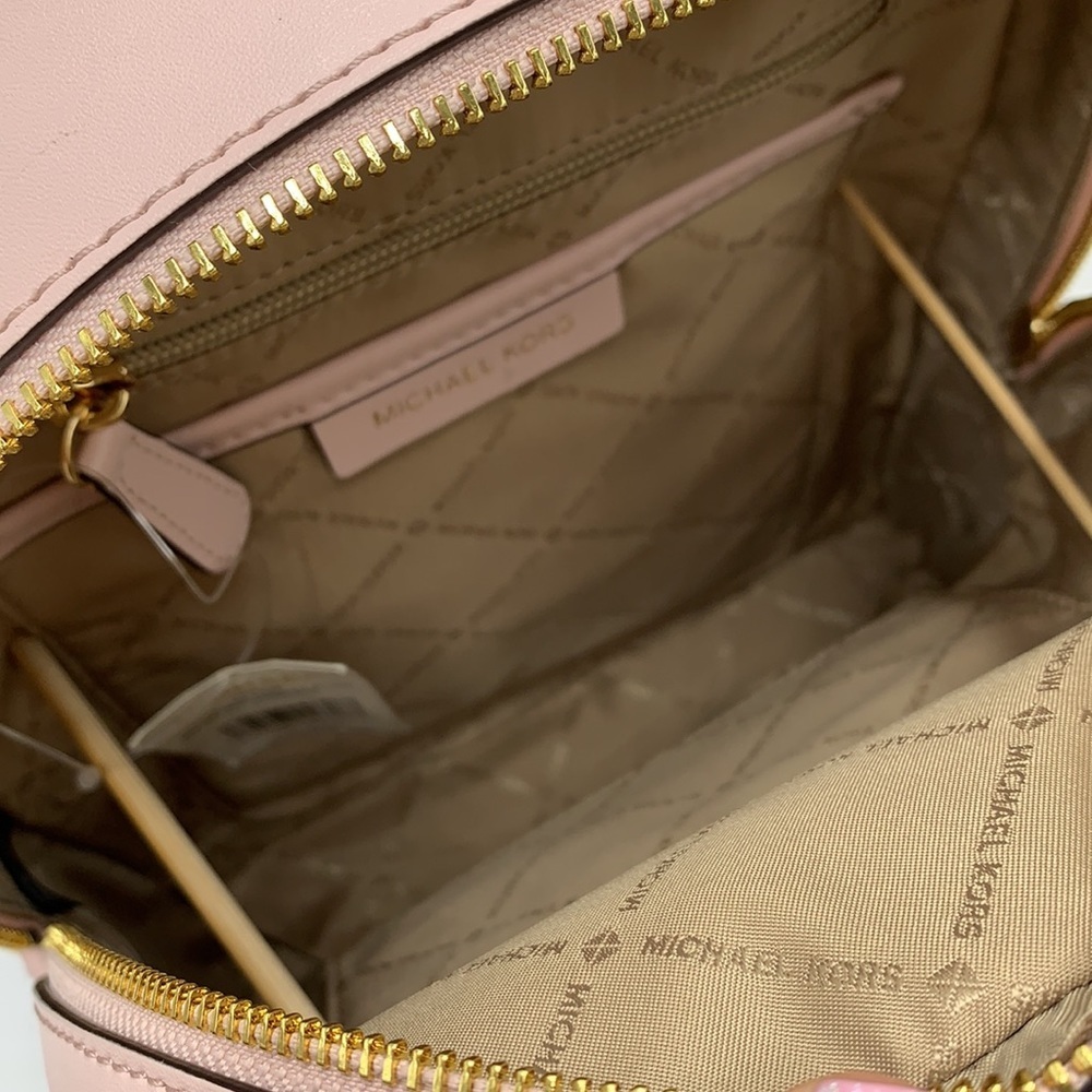 MICHAEL KORS JAYCEE MEDIUM ZIP POCKET BACKPACK POWDER BLUSH MULTI COLOR - Picture 13 of 16